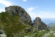 PONTERANICA CENTRALE (2372 m) in solitaria dai Piani dell'Avaro per i Laghetti di Ponteranica il 31 luglio 2017 - FOTOGALLERY